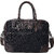 ZINT Black Canvas Genuine Full Grain Leather Unisex Messenger 15 inches Laptop Bag