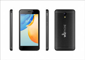 Wizphone WP005 (1 GB RAM, 8 GB Storage, Black)
