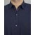 Baleshwar Men Dark Blue Solid Regular Fit Casual Shirt
