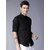 Baleshwar Men Black Washed Regular Fit Casual Shirt