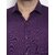 Baleshwar Men Purple Solid Slim Fit Casual Shirt