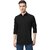 Baleshwar Men Black Solid Regular Fit Casual Shirt