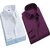 Baleshwar Men White Solid Casual Shirt (Pack of 2 )