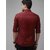 Baleshwar Men Maroon Solid Formal Shirt (Pack of 1 )