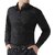 Baleshwar Men Black Solid Casual Shirt (Pack of 1 )