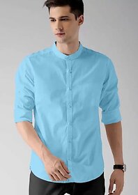 Baleshwar Men Blue Solid Formal Shirt (Pack of 2)