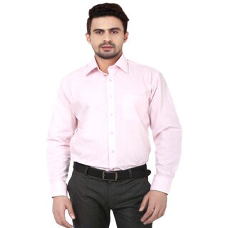                       Baleshwar Men Pink Solid Formal Shirt (Pack of 1)                                              