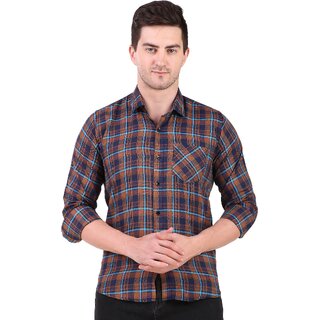                       Baleshwar Men Multicolor Checks Casual Shirt (Pack of 1)                                              