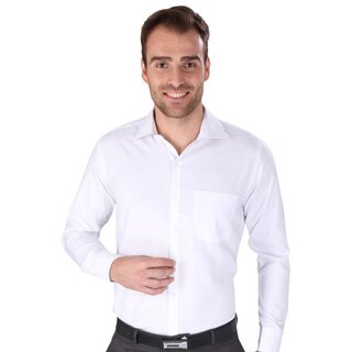                       Baleshwar Men White Solid Formal Shirt (Pack of 1)                                              