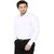 Baleshwar Men White Solid Formal Shirt (Pack of 1)