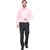 Baleshwar Men Pink Solid Formal Shirt (Pack of 2)