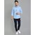 (Pack of 1) Baleshwar MenÃ¢â‚¬â„¢s Casual Shirt Ã¢â‚¬â€œ Slim Fit, Blue, Comfortable Cotton Blend