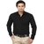 Baleshwar Men Black Solid Formal Shirt (Pack of 2)