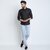 Baleshwar Mens Black Regular Fit Formal Shirt (Pack of 1)