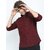 Baleshwar Mens Maroon Slim Fit Casual Shirt (Pack of 1)