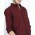 Baleshwar Mens Maroon Slim Fit Casual Shirt (Pack of 1)
