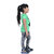 Kid Kupboard Girls Half-Sleeves Light Green Light Weight T-Shirt (4-5 Years, Cotton, Pack of 1)