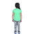 Kid Kupboard Girls Half-Sleeves Light Green Light Weight T-Shirt (4-5 Years, Cotton, Pack of 1)