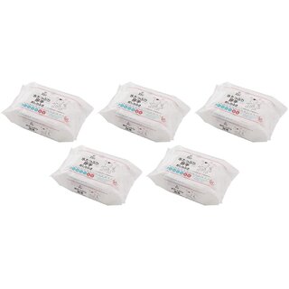 Smart Angel Japan Baby Diaper Wipes (300 Unscented Wipes), Paraben Free, Super Thick, 60pcs/Pack, Pack of 5