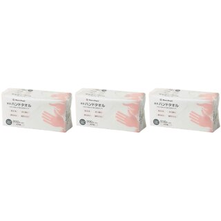 Smart Angel Japan 2 Ply Hand Towel, Tissue Box, 200 Pulls Each, Size 225223mm, Pack of 3