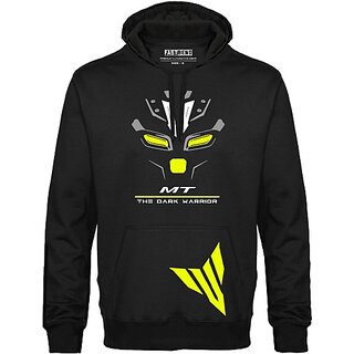 FastB Men & Women Full Sleeve Printed Hooded Sweatshirt