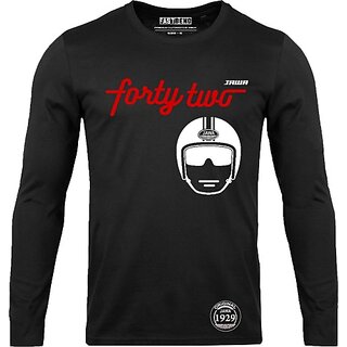 Modern Men FastB Men Printed, Typography Round Neck Black T-Shirt 2025 at ShopCircuit | ONDC