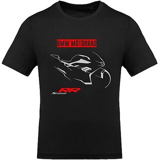                       FastB Men Graphic Print Round Neck Black T-Shirt                                              