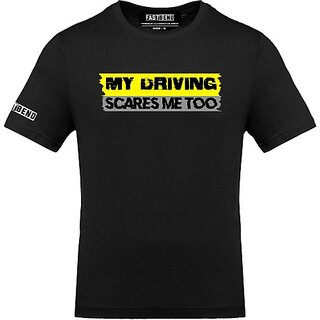 Premium Men FastB Men Typography Round Neck Black T-Shirt 2025 at ShopCircuit | ONDC