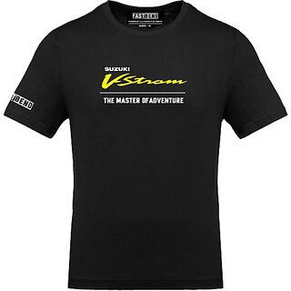 Stylish Men FastB Men Printed Round Neck Black T-Shirt 2025 at ShopCircuit | ONDC