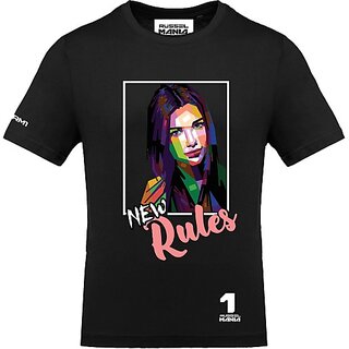 Premium Men FastB Men Printed Round Neck Black T-Shirt 2025 at ShopCircuit | ONDC