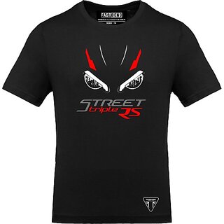 Elegant Men FastB Men Typography Round Neck Black T-Shirt 2025 at ShopCircuit | ONDC