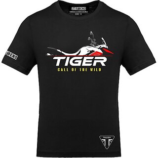 Modern Men FastB Men Printed Round Neck Black T-Shirt 2025 at ShopCircuit | ONDC