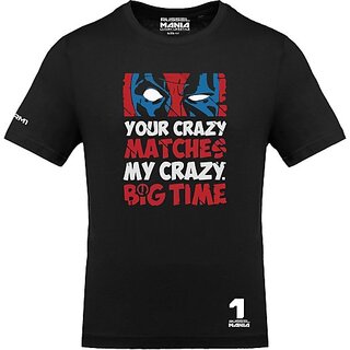 New Men FastB Men Printed Round Neck Black T-Shirt 2025 at ShopCircuit | ONDC