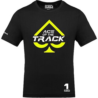 Modern Men FastB Men Typography Round Neck Black T-Shirt 2025 at ShopCircuit | ONDC