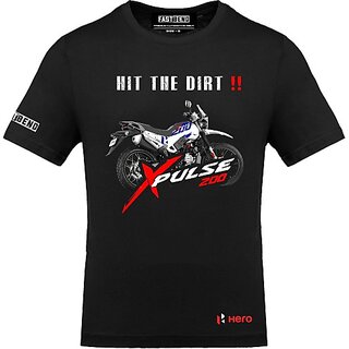 Chic Men FastB Men Printed Round Neck Black T-Shirt 2025 at ShopCircuit | ONDC