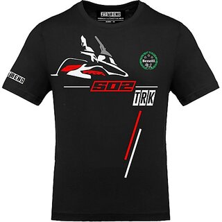 Exclusive Men FastB Men Printed Round Neck Black T-Shirt 2025 at ShopCircuit | ONDC