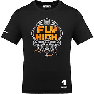 Sophisticated Men FastB Men Printed Round Neck Black T-Shirt 2025 at ShopCircuit | ONDC