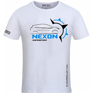 Best Men FastB Men Typography Round Neck White T-Shirt 2025 at ShopCircuit | ONDC