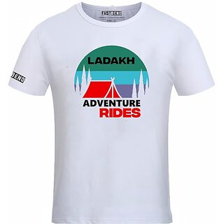 Latest Men FastB Men Printed Round Neck White T-Shirt 2025 at ShopCircuit | ONDC