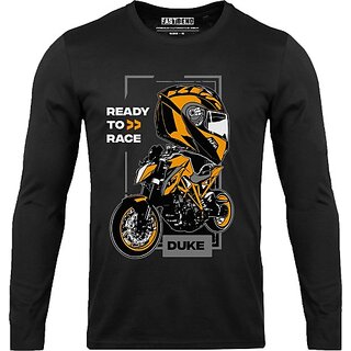Latest Men FastB Men Printed Round Neck Black T-Shirt 2025 at ShopCircuit | ONDC