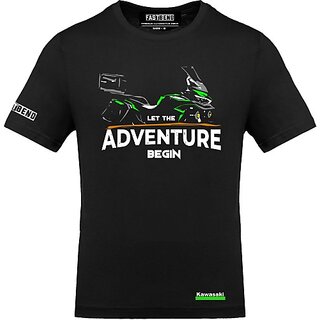 Affordable Men FastB Men Printed Round Neck Black T-Shirt 2025 at ShopCircuit | ONDC