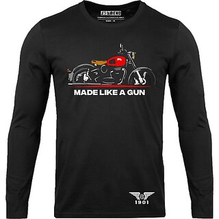 Trendy Men FastB Men Graphic Print Round Neck Black T-Shirt 2025 at ShopCircuit | ONDC
