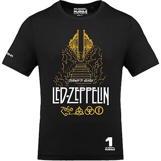                       FastB Men Printed Round Neck Multicolor T-Shirt                                              