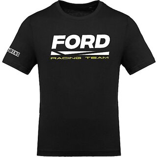 New Men FastB Men Typography Round Neck Black T-Shirt 2025 at ShopCircuit | ONDC