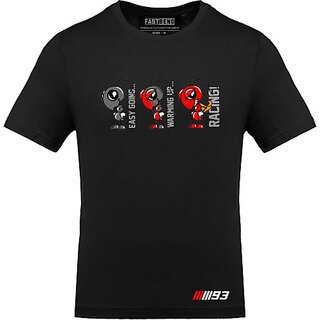 Affordable Men FastB Men Typography Round Neck Black T-Shirt 2025 at ShopCircuit | ONDC
