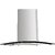 Ruwa 60cm 1100m3/hr Stainless Steel Kitchen Chimney Model: Dove SS (Features Push Controls, Stainless Steel Baffle Filter, 3watts led Lights with Plastic Oil cup)with installation Kit