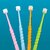 Smart Angel Japan, 360 Degree Kids Toothbrush- For Boy Or Girl Children's Dental Care, White and Green Color, Pack of 2