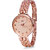RedHills Gold Color Round Shape Analog Women's Watch - Stainless Steel (310)