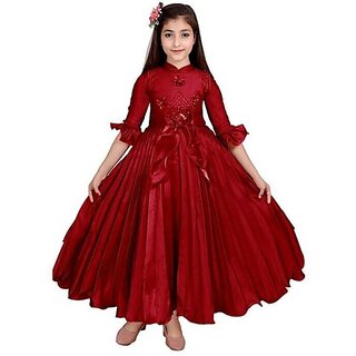 Girls maxi full length party dress clearance