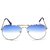 Redex Blue Aviator Sunglasses ( 1363 )